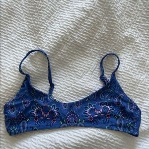 Blue Bikini Top